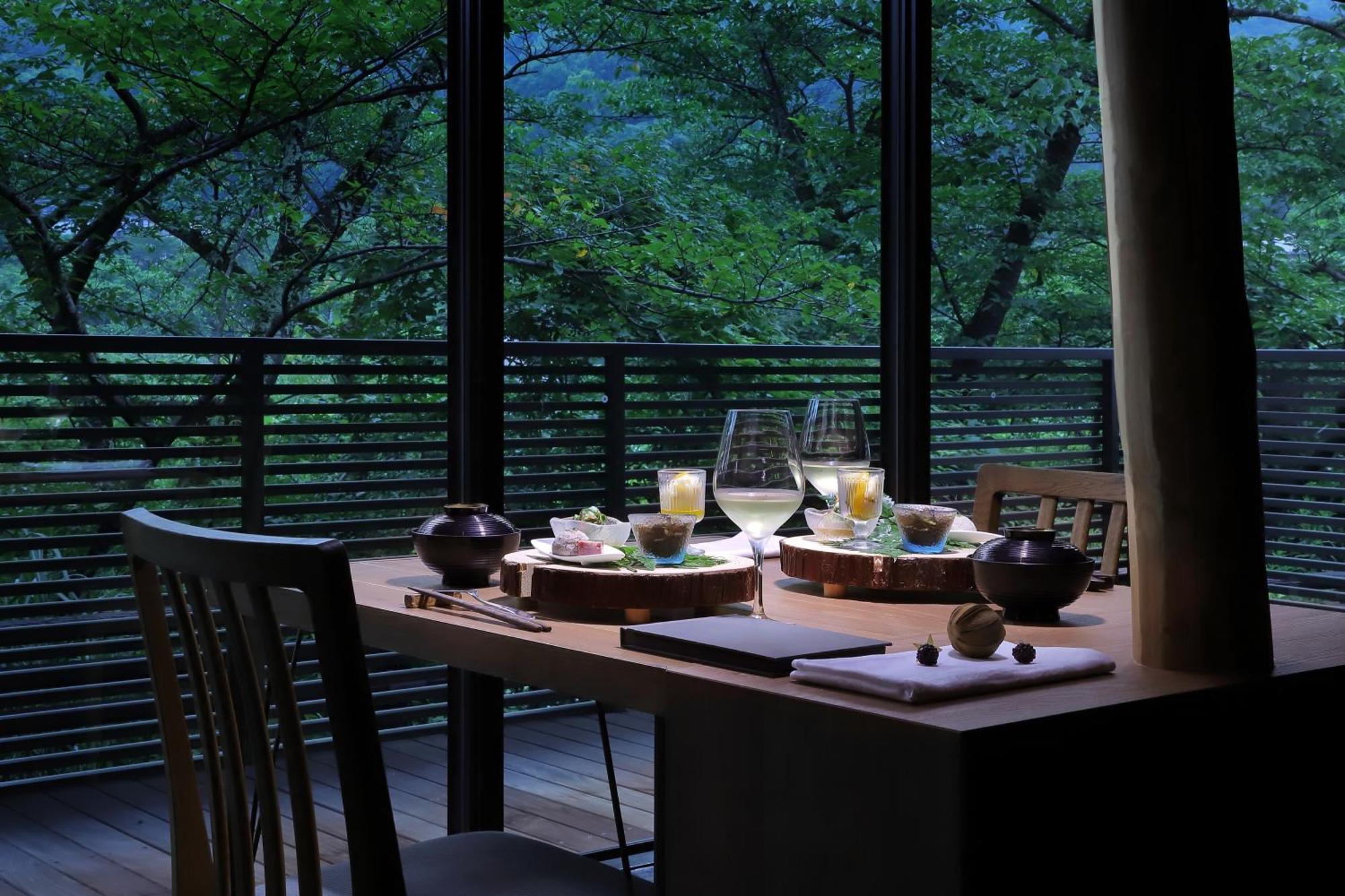 Hotel Oyado Morinone Kaminoyama Exterior foto